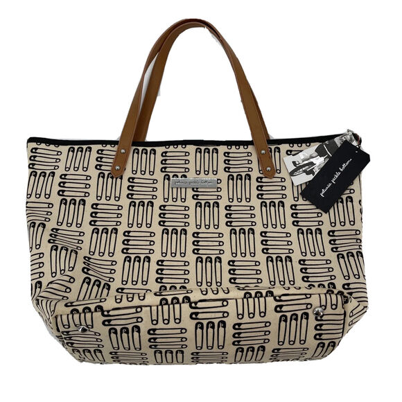Petunia Pickle Bottom Handbags - Petunia Pickle Bottom Diaper Bag Downtown Tote London Calling Full Zip